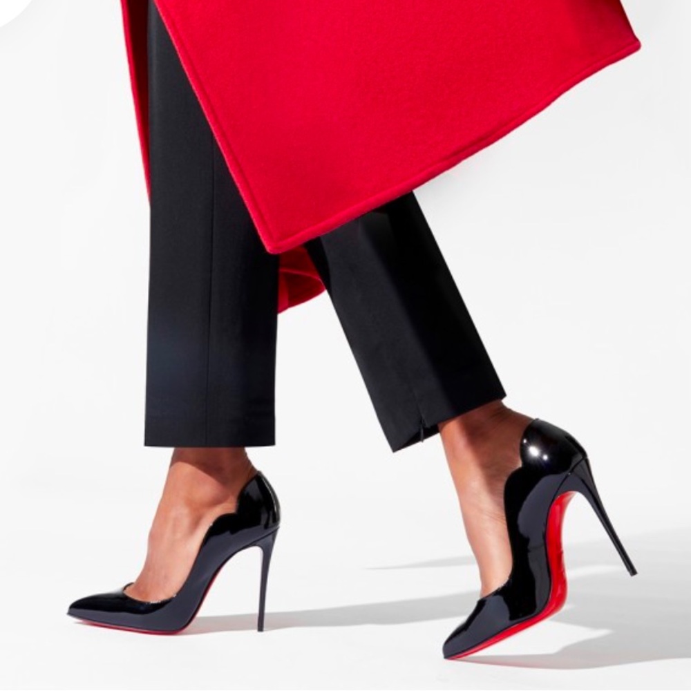 Christian Louboutin Black Hot Chick 100 Patent leather pumps - Picture 2 of 11